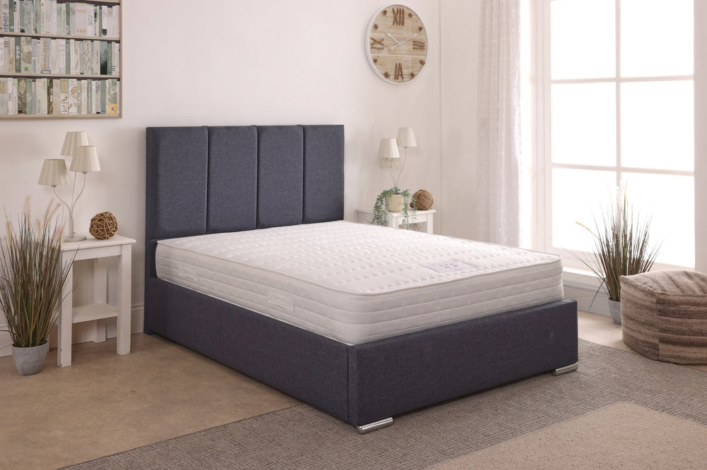 Clara 48inch 6ft Super King Size Upholstered Bed Frame with Ottoman Option