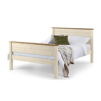 Paignton 5ft King Wooden Bed Frame - High Foot End