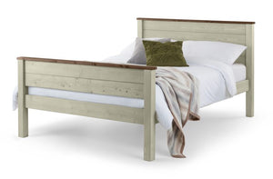 Paignton 5ft King Wooden Bed Frame - High Foot End