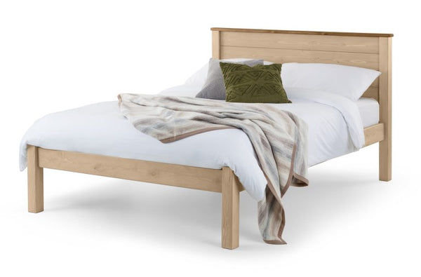 Paignton 4ft6 Double Wooden Bed Frame - Low Foot End