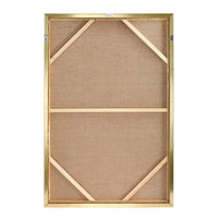 Golden Dusk Heavy Textured Framed Canvas Wall Art 80x120cm