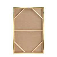 Golden Dusk Heavy Textured Framed Canvas Wall Art 80x120cm