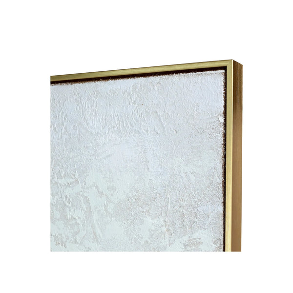 Golden Dusk Heavy Textured Framed Canvas Wall Art 80x120cm
