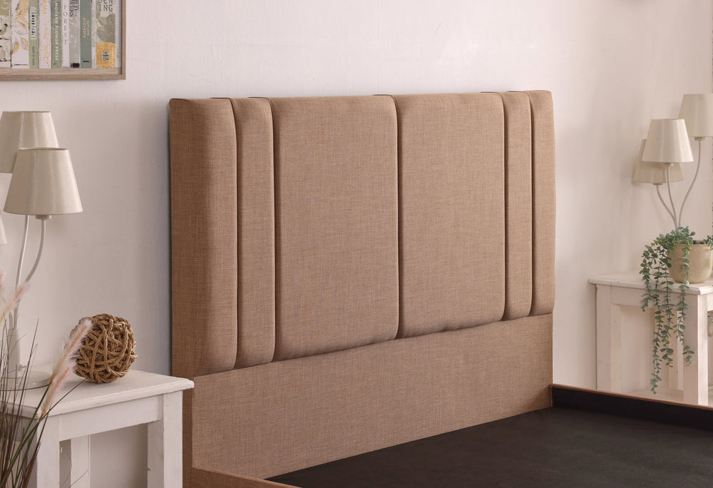 Ezra 48inch 4ft6 Double Upholstered Bed Frame with Ottoman Option