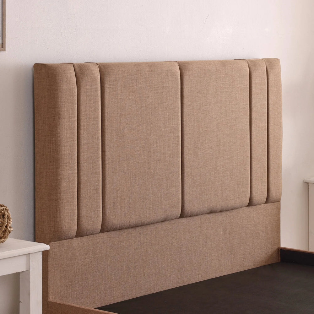Ezra 48inch 6ft Super King Size Upholstered Bed Frame with Ottoman Option