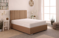Ezra 48inch 6ft Super King Size Upholstered Bed Frame with Ottoman Option