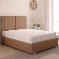Ezra 48inch 5ft King Size Upholstered Bed Frame with Ottoman Option