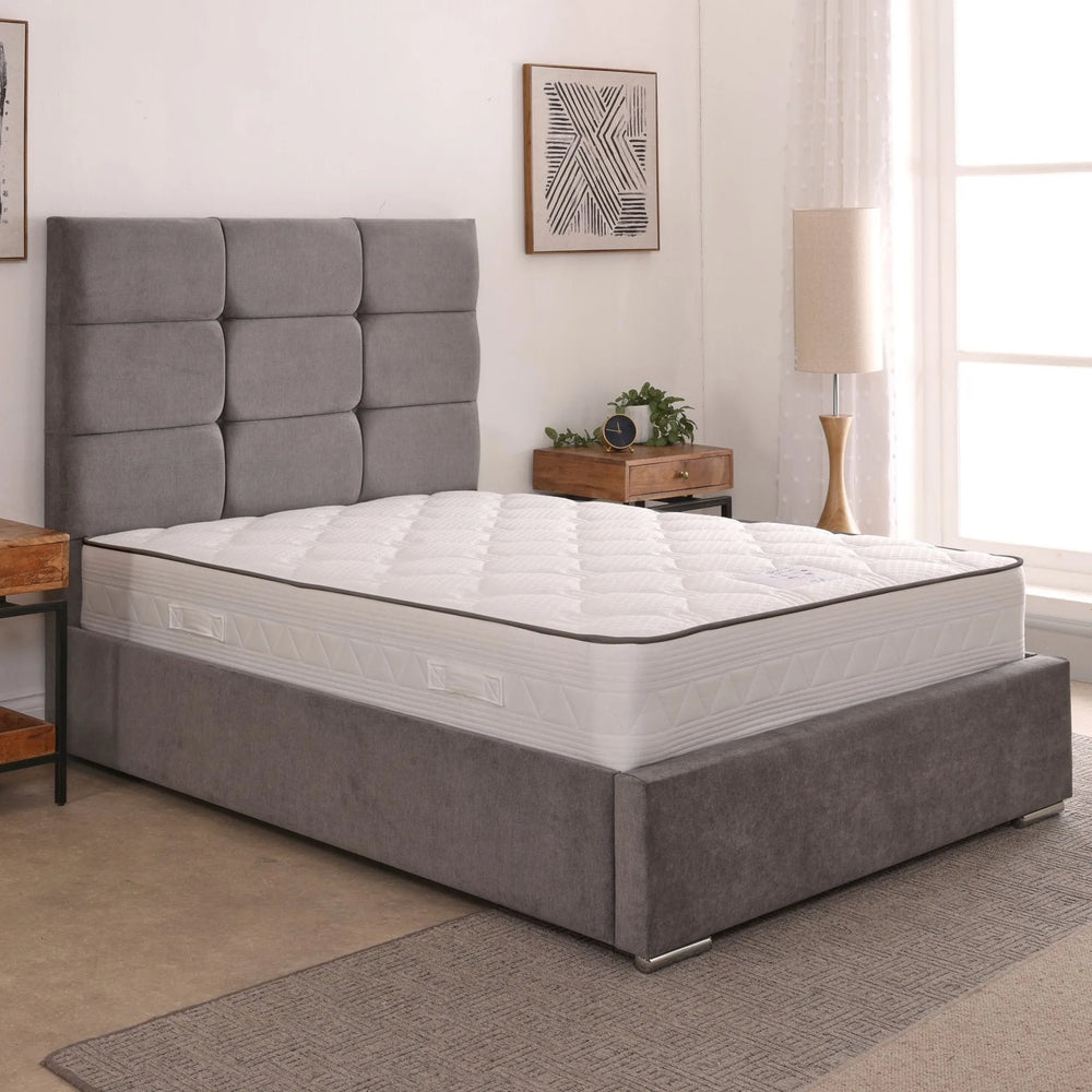 Freya 54inch 4ft6 Double Upholstered Bed Frame with Ottoman Option