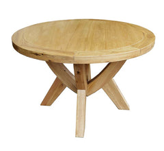 Francis Solid Oak Circular Dining Table
