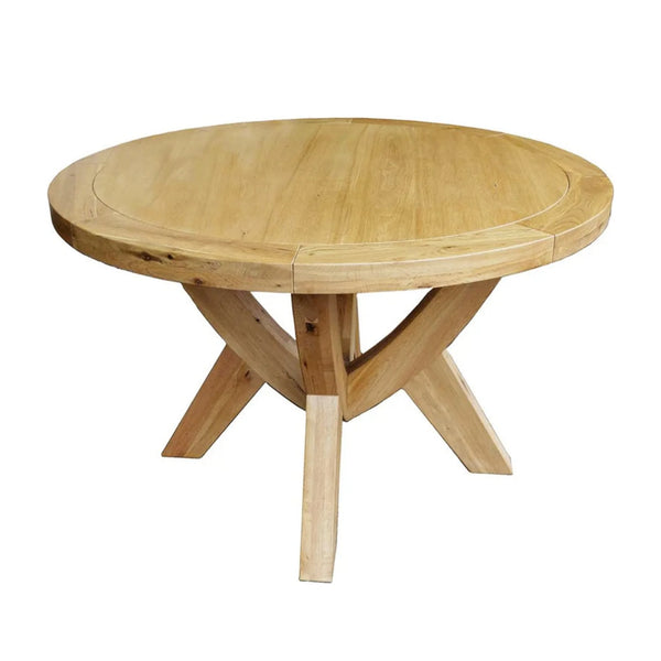 Francis Solid Oak Circular Dining Table