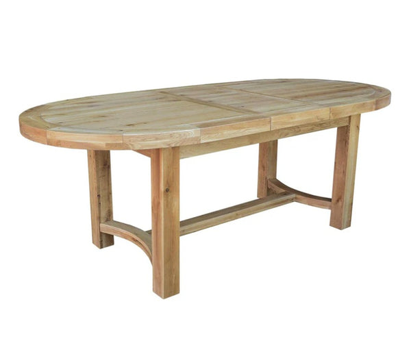 Francis Solid Oak Extending 1.8 Oval Dining Table
