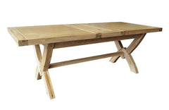 Francis Solid Oak Extending 1.8 Oxbow Extending Dining Table