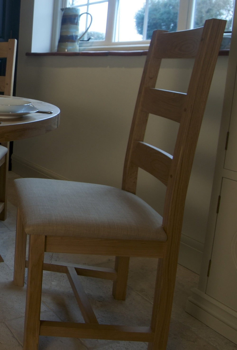 Francis Solid Oak Farrmhouse Chair