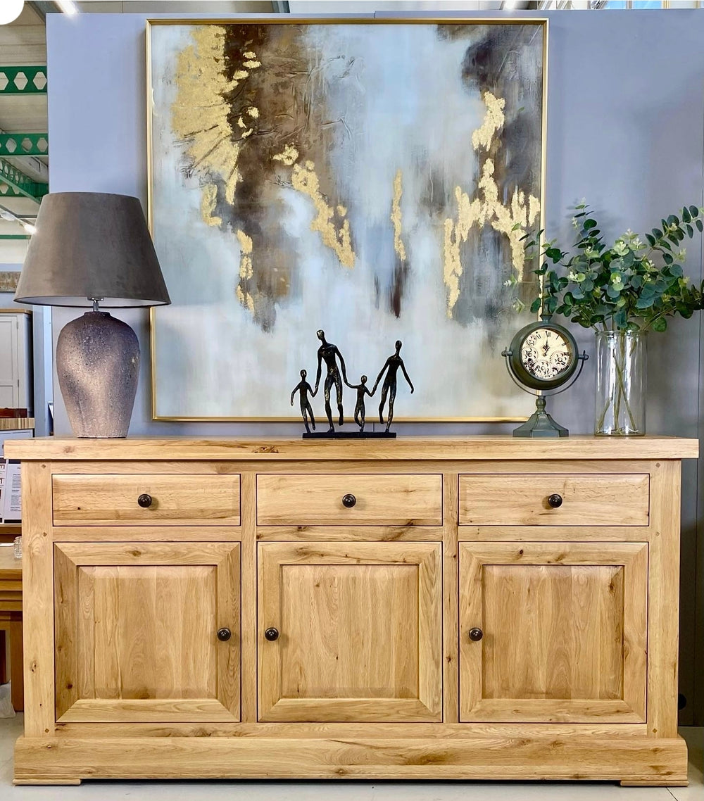 Francis Solid Oak 3 Door Sideboard