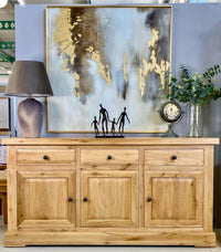 Francis Solid Oak 3 Door Sideboard