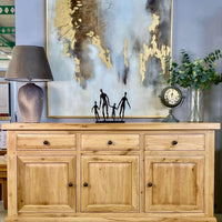 Francis Solid Oak 3 Door Sideboard