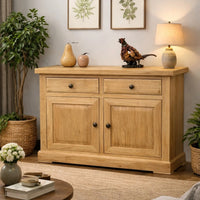 Francis Solid Oak 2 Door Sideboard