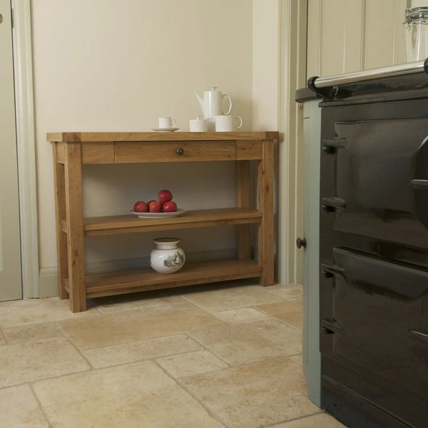 Francis Solid Oak Console Table