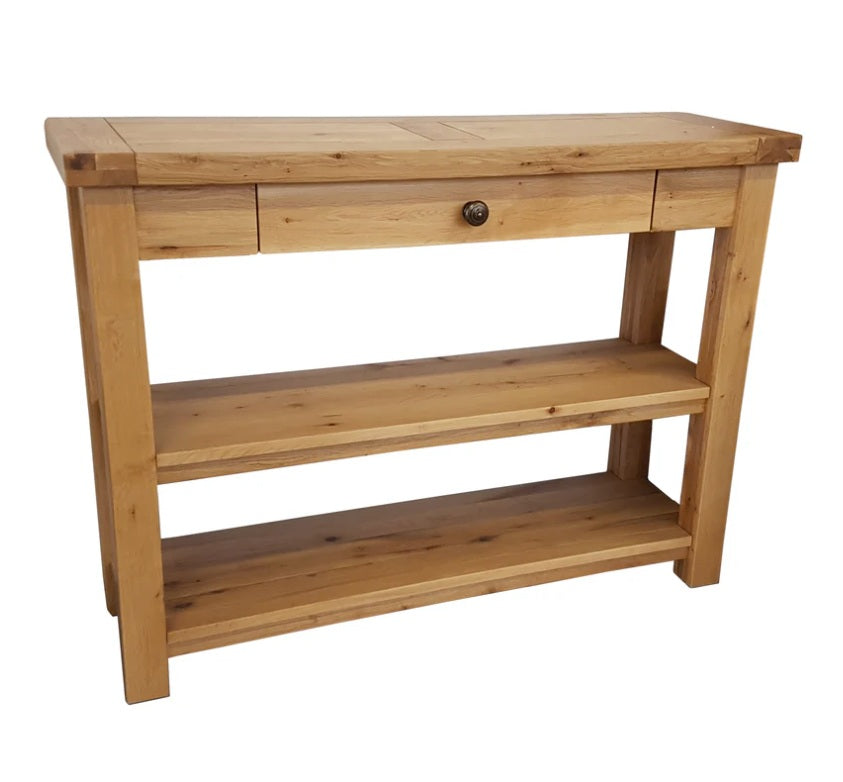 Francis Solid Oak Console Table