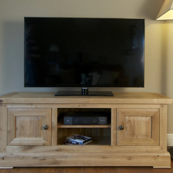 Francis Solid Oak TV Unit