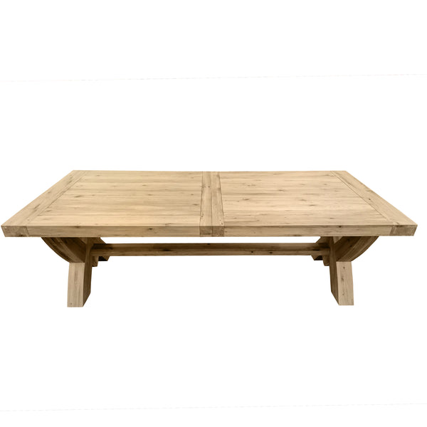 Francis Solid Oak 2.5m - 3.5m Grand Oxbow Extending Table