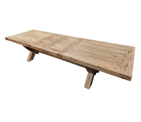 Francis Solid Oak 2.5m - 3.5m Grand Oxbow Extending Table