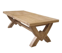Francis Solid Oak 2.5m - 3.5m Grand Oxbow Extending Table