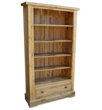 Francis Solid Oak Tall Wide Bookcase