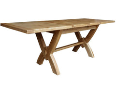 Francis Solid Oak Petite Oxbow Extending Table