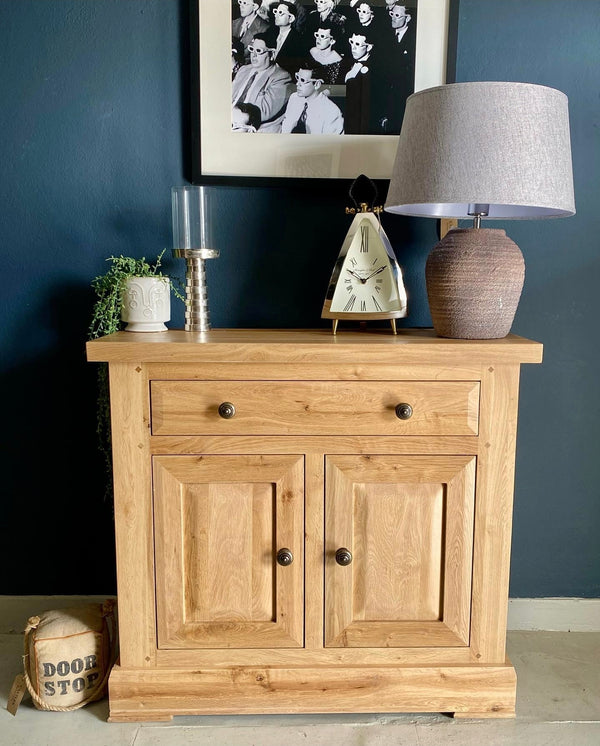 Francis Solid Oak Mini Sideboard