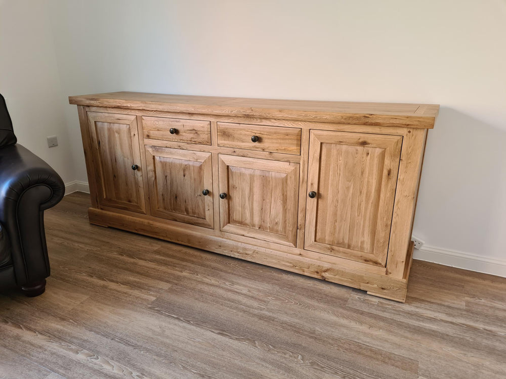 Francis Solid Oak 4 Door Sideboard