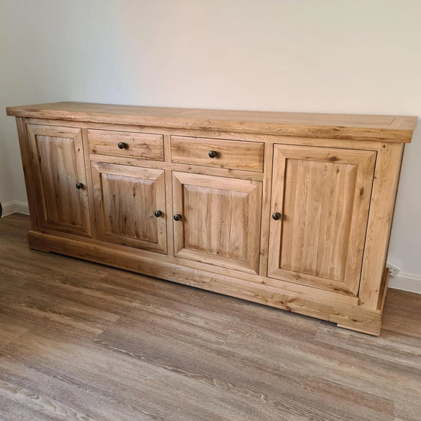 Francis Solid Oak 4 Door Sideboard