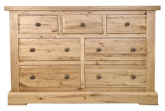 Francis Solid Oak 4+3 Drawer Chest