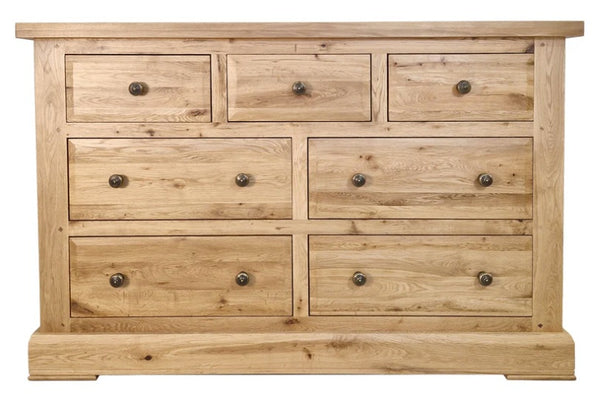 Francis Solid Oak 4+3 Drawer Chest