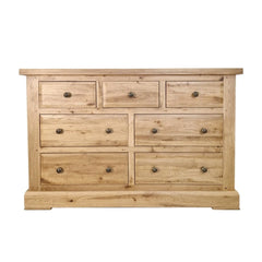 Francis Solid Oak 4+3 Drawer Chest