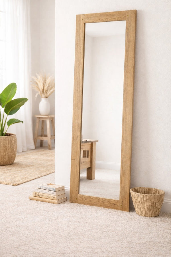 Francis Solid Oak Mirror (1600 x 520mm)