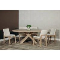 Fabiana Oak Short Bench