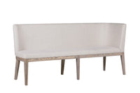 Fabiana Oak Corner Bench (2 parts made from long corner bench and short bench)