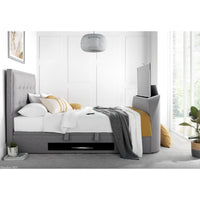 Fallon 6ft TV Upholstered Ottoman Bed Frame