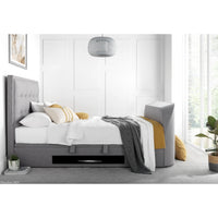 Fallon 6ft TV Upholstered Ottoman Bed Frame