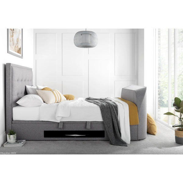 Fallon 6ft TV Upholstered Ottoman Bed Frame