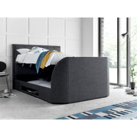 Fallon 6ft TV Upholstered Ottoman Bed Frame