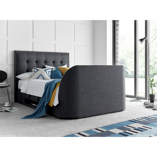 Fallon 6ft TV Upholstered Ottoman Bed Frame