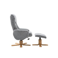 Felix Reclining Swivel Chair with Footstool
