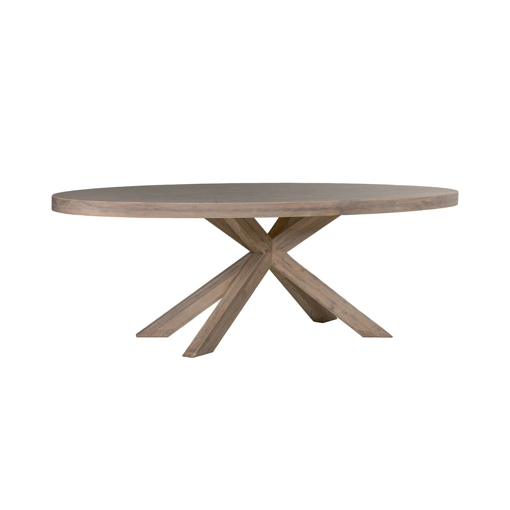Fabiana Oak 190cm Large Oval Dining Table