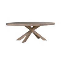 Fabiana Oak 190cm Large Oval Dining Table
