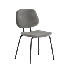 Surrey Grey Velvet Lily Dining Chair