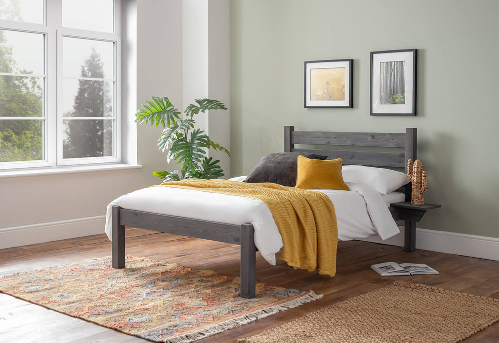 Woodbury Plus 4ft6 Wooden Double Low Foot End Bed Frame