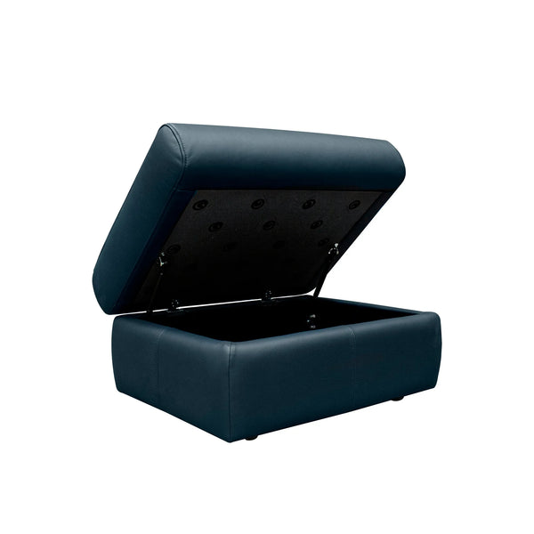 G Plan Harper Leather Storage Footstool