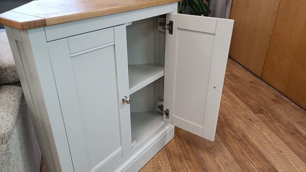 Clearance Chester Ivory Corner Cupboard